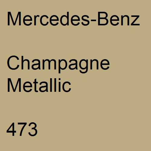 Mercedes-Benz, Champagne Metallic, 473.